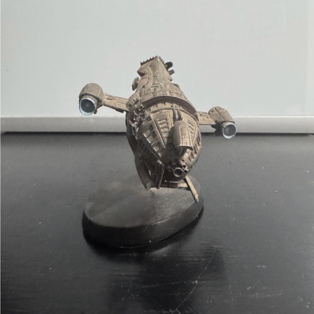 Intricate Brown Spaceship Model